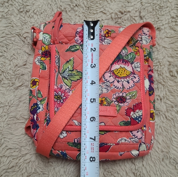 Vera Bradley Coral Floral Tapestry Hipster Crossbody Bag - Picture 2 of 16